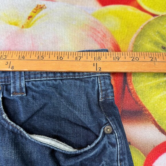 Urban Pipeline Mens Size 36 X 30 Blue Loose Low-rise Distressed Denim Jeans - Picture 5 of 10